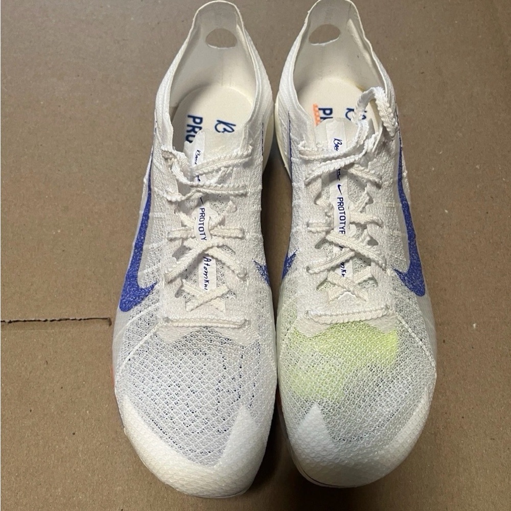 Nike air zoom track White and Blue shoes